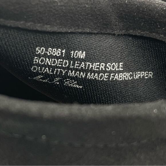 Bella Vita Black Peep Toe Bootie Nicky II Faux Suede Zip Front - 10 Medium - Picture 9 of 10